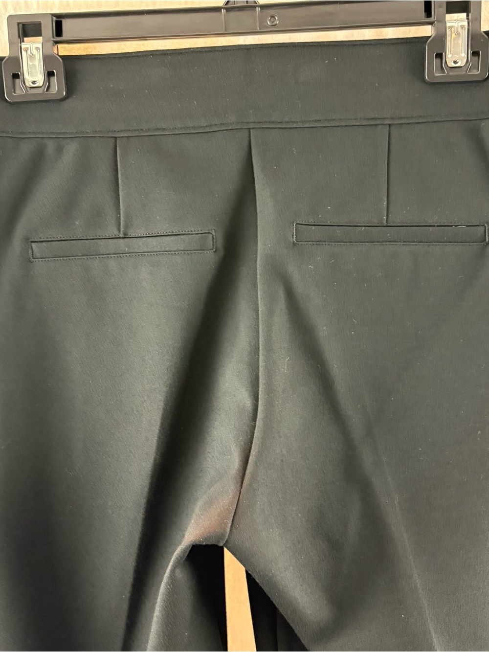 SPANX Black Straight-Leg Cropped Trousers M - Picture 7 of 10